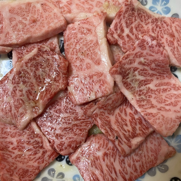 焼肉用のお肉、下味のつけ方